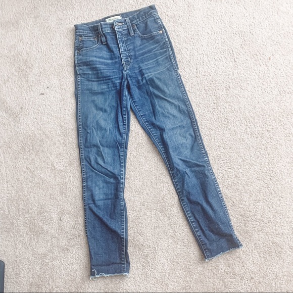 Madewell Denim - Madewell 10” high rise skinny skinny jeans